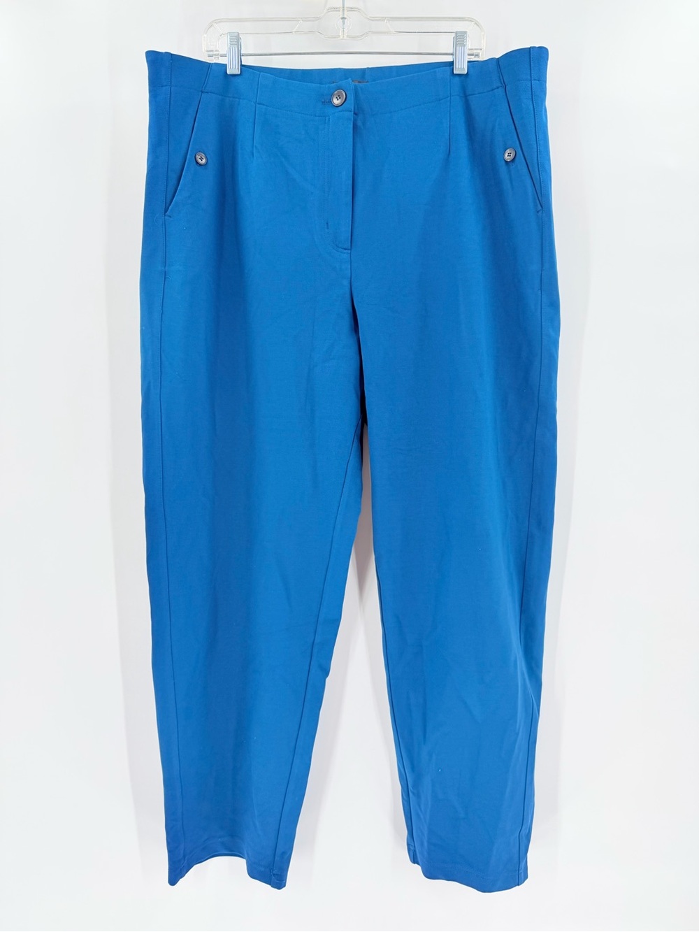 Universal Standard Teal Blue Ponte Pants M 18-20 NWT